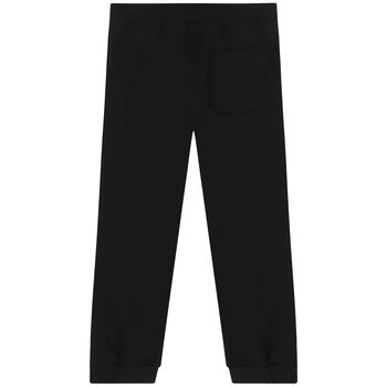 Boys Black Logo Joggers