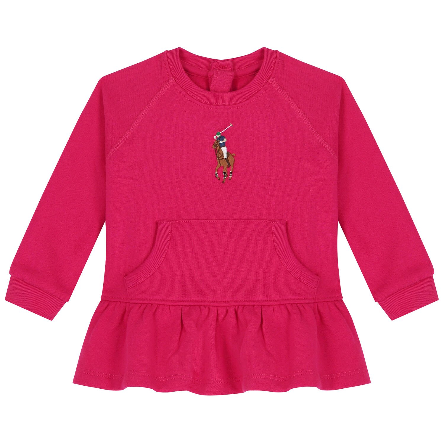 طقم ليغينو باللون الزهرى والكحلي للفتيات الصغيرات, 1, hi-res