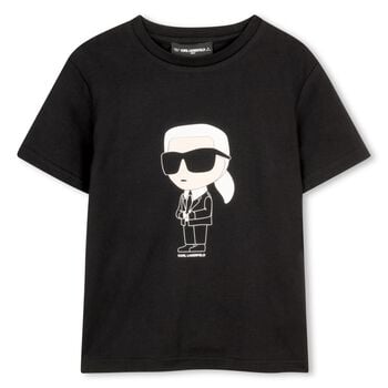 Boys Black Logo T-Shirt