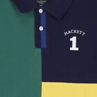 Boys Multi-Coloured Logo Polo Shirt, 1, hi-res