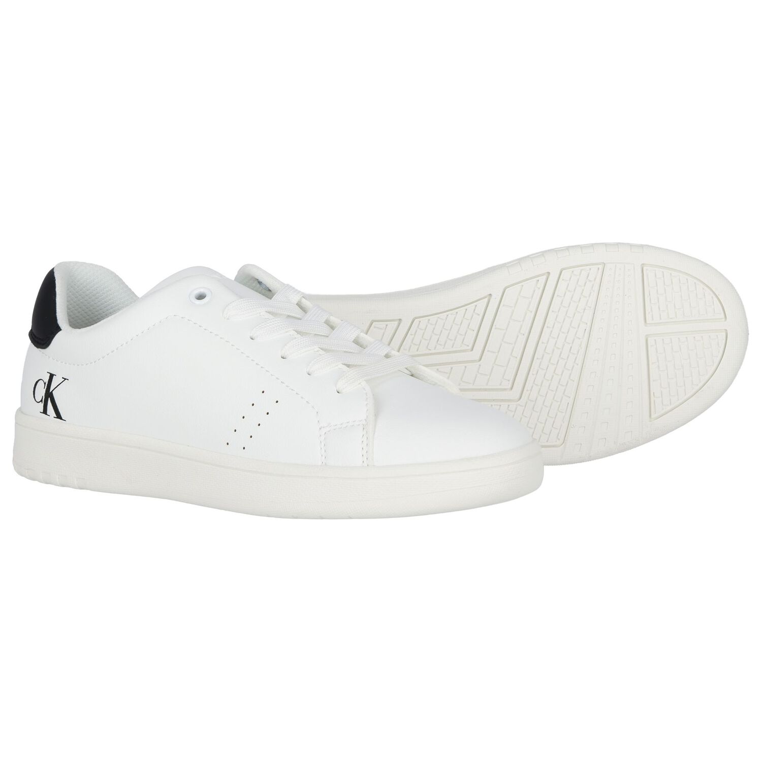 White Logo Trainers, 2, hi-res