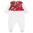 Baby Girls White & Pink Iride Babygrow Gift Set, 2, hi-res
