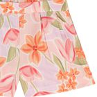 Younger Girls Lilac Floral Shorts, 1, hi-res