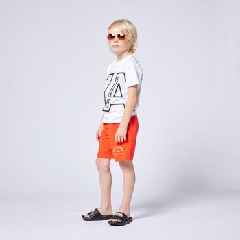 Boys White Logo T-Shirt