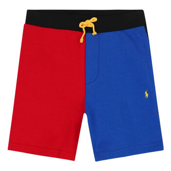 Boys Multi-Colored Logo Shorts