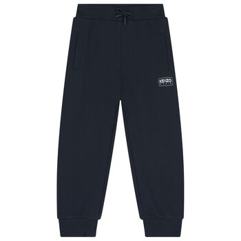 Navy Blue Logo Joggers