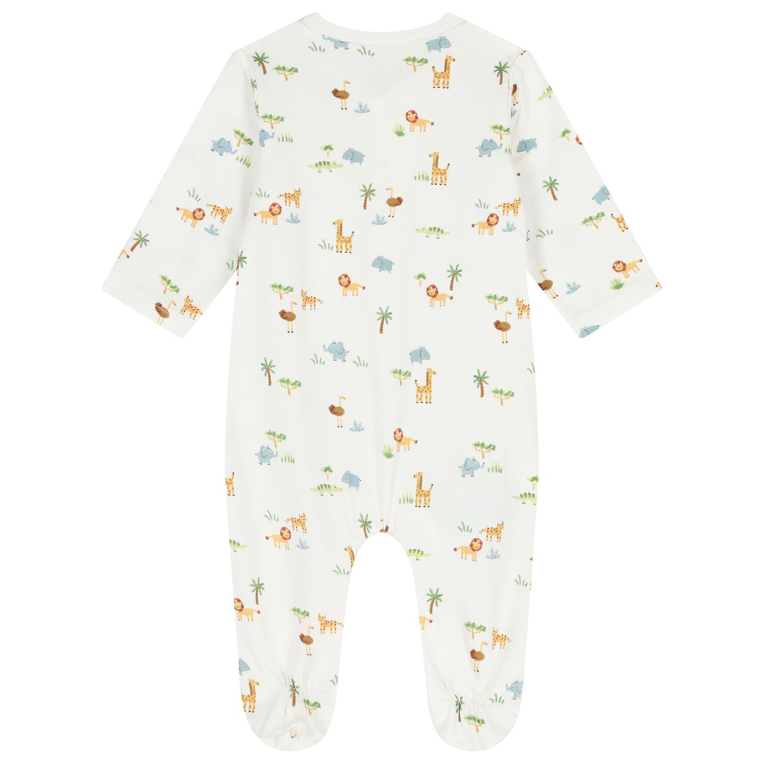 Baby Boys Ivory & Yellow Babygrows ( 2-Pack ), 3, hi-res