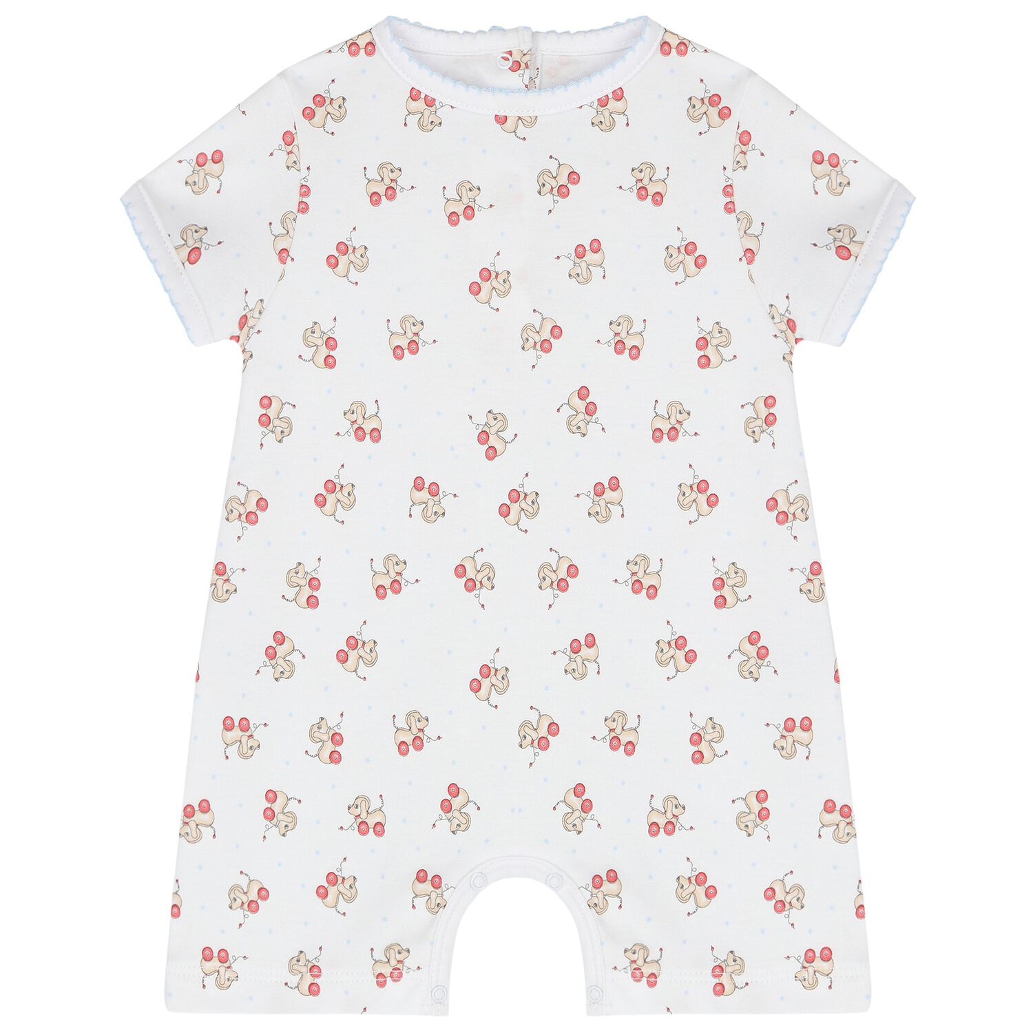 Baby Boys White Toy Print Romper, 1, hi-res image number null