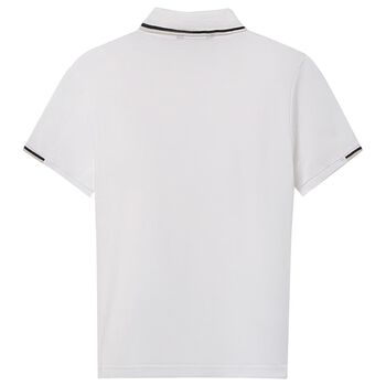 Boys White Polo Shirt