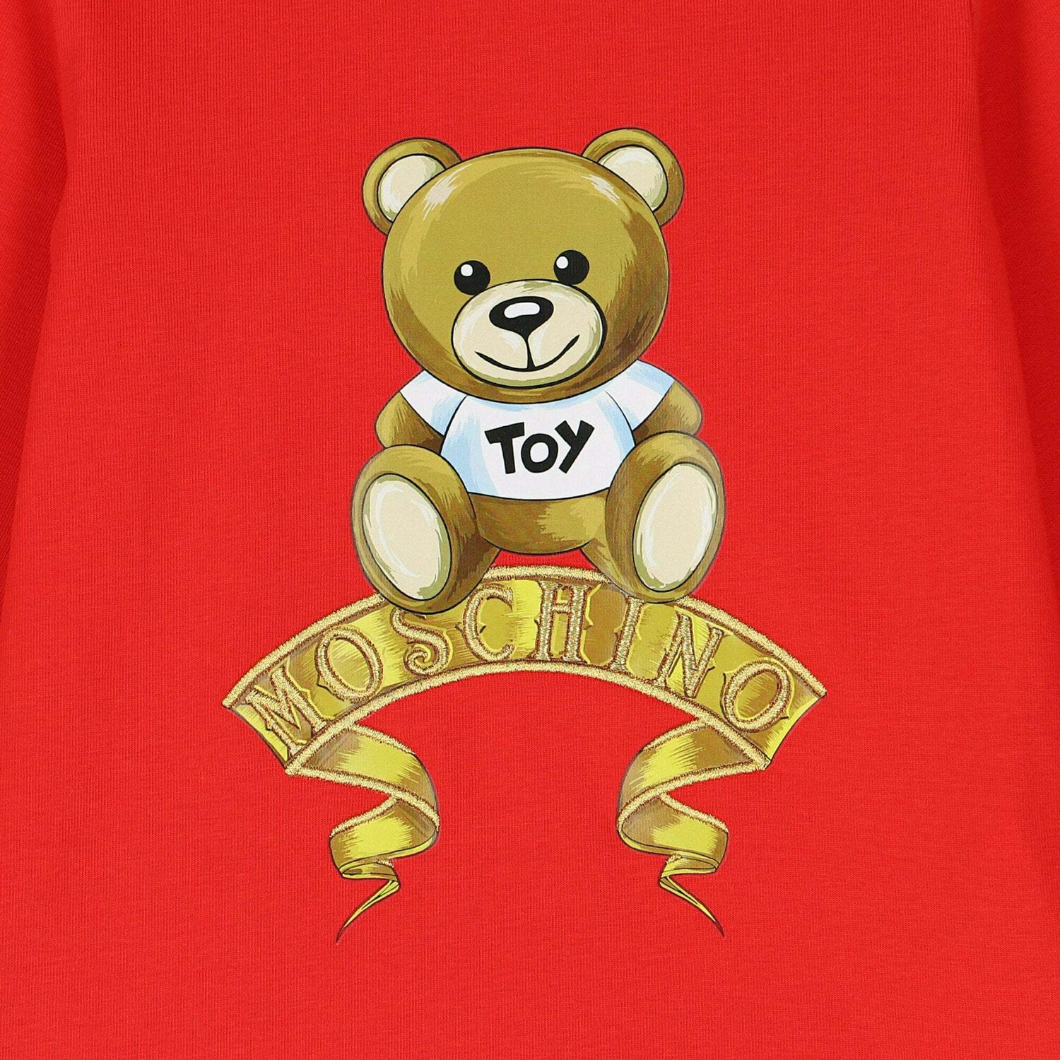 Younger Girls Red Long Sleeve Top, 1, hi-res image number null