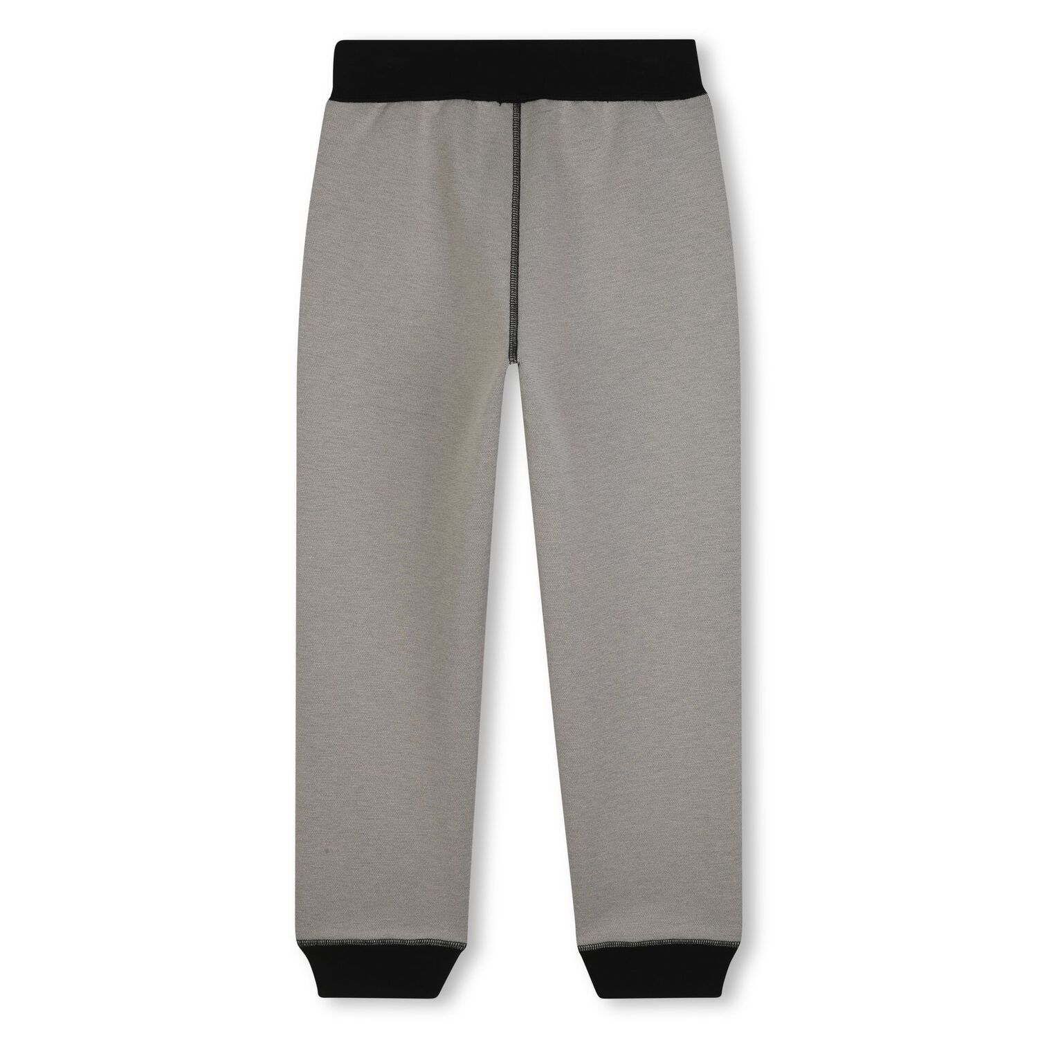 Boys Beige & Black Logo Reversible Joggers, 1, hi-res