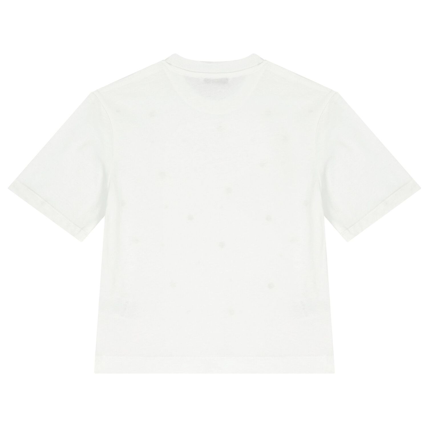 Girls White Logo T-Shirt, 2, hi-res