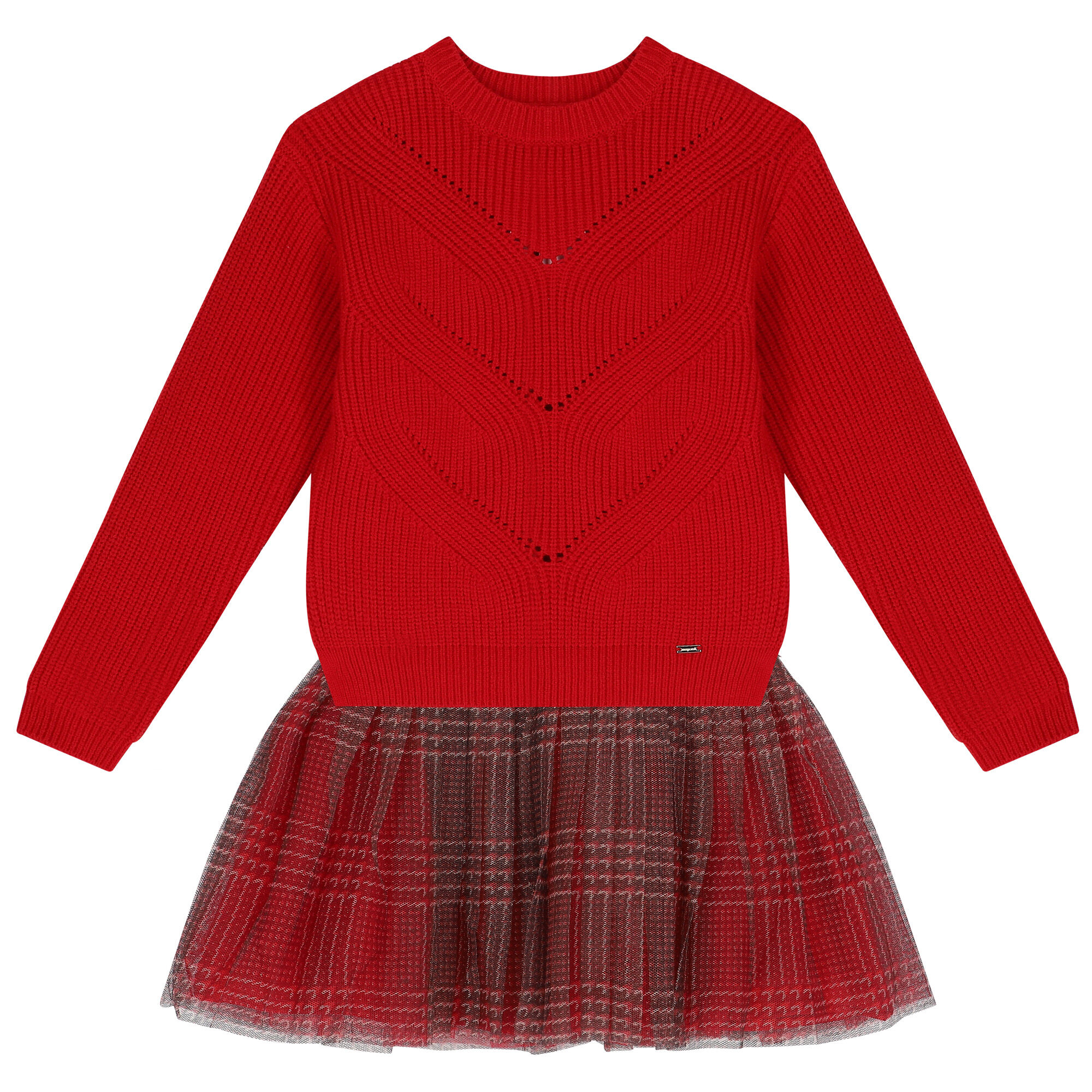 Mayoral Girls Red Dress Set Junior Couture Bahrain