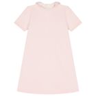 Girls Pink Logo Dress, 2, hi-res