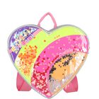 Girls Rainbow Embellished Backpack ( 22cm ), 1, hi-res