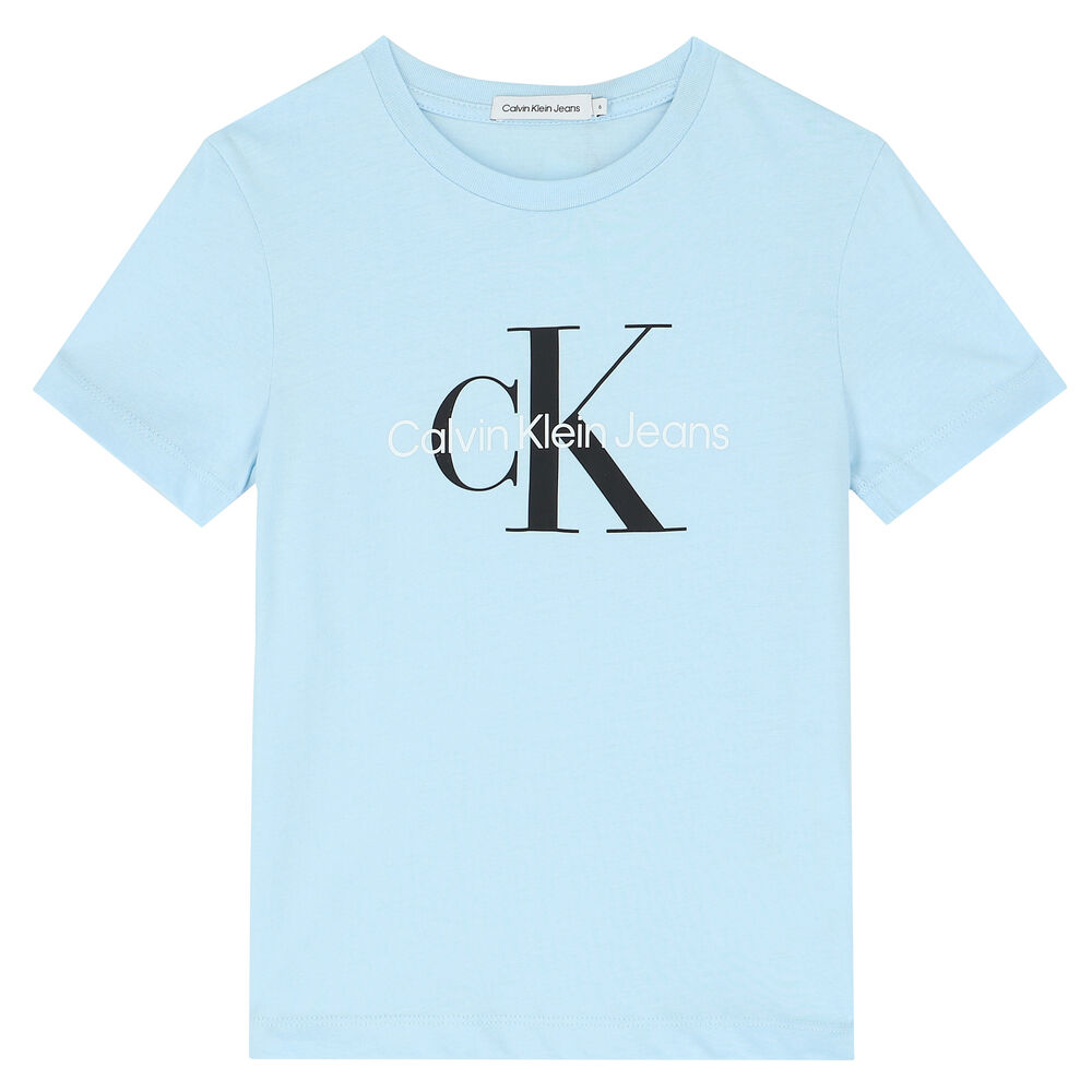 Calvin Klein Blue Logo T-Shirt | Junior Couture USA