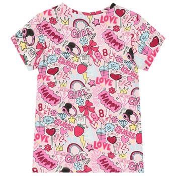 Girls Pink Logo T-Shirt