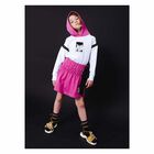 Girls Pink Jersey Skirt, 1, hi-res