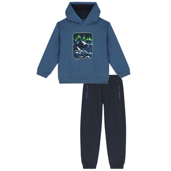 Boys Blue Mountain Tracksuit