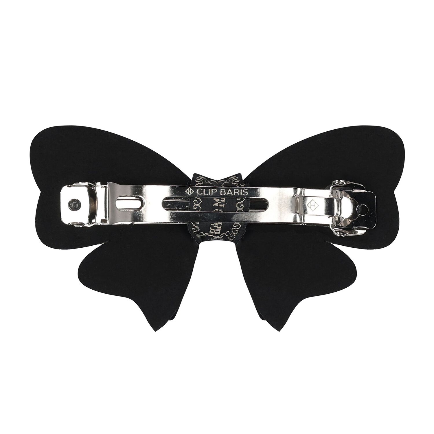 Girls Silver Diamante Bow Hairclip  , 1, hi-res image number null