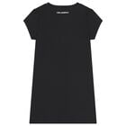 Girls Black Choupette & Karl T-Shirt Dress, 1, hi-res