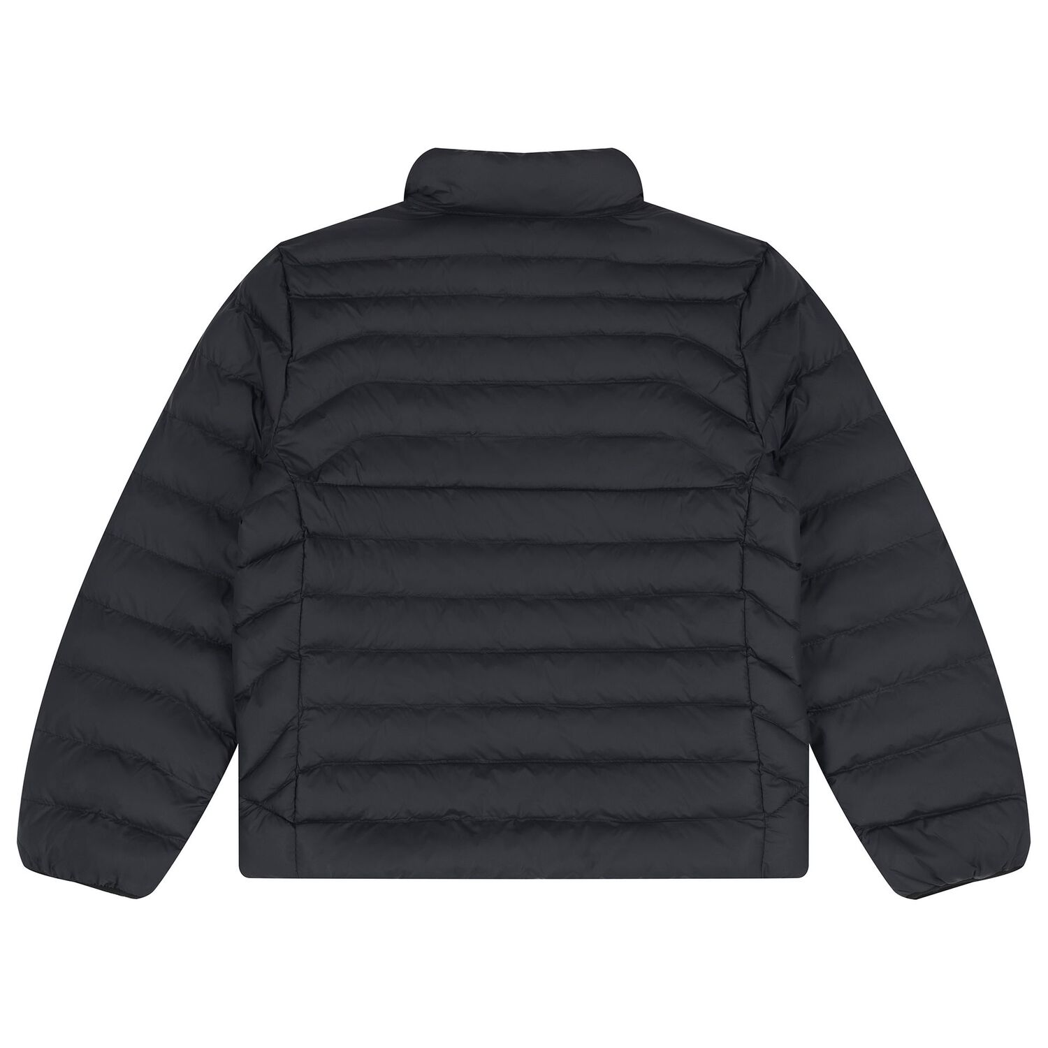 Boys Black Logo Puffer Jacket, 1, hi-res image number null
