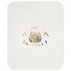 بطانيه بنات بشكل حقيبه بالشعار باللون العاجى , 1, hi-res