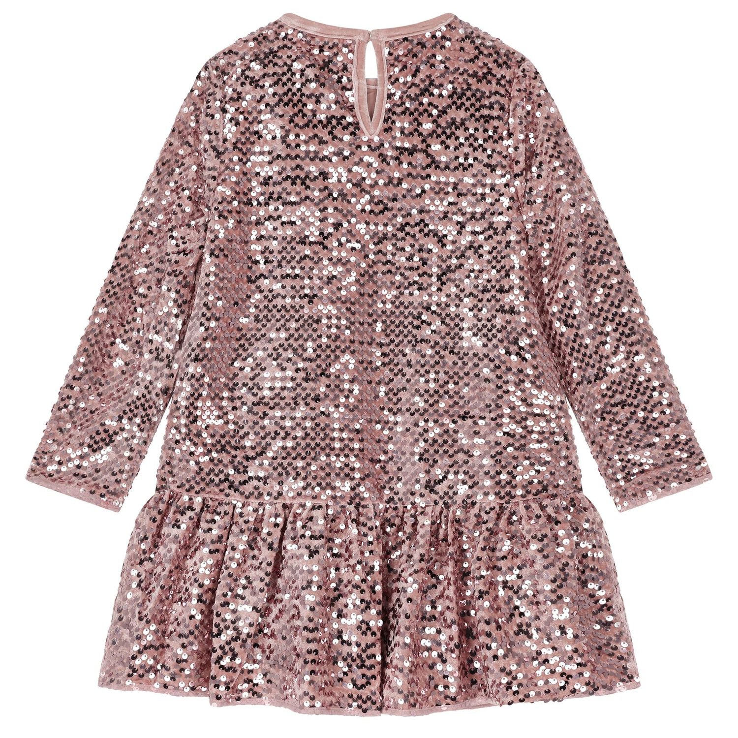 Girls Pink Embellished Dress, 2, hi-res
