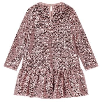 Girls Pink Embellished Dress