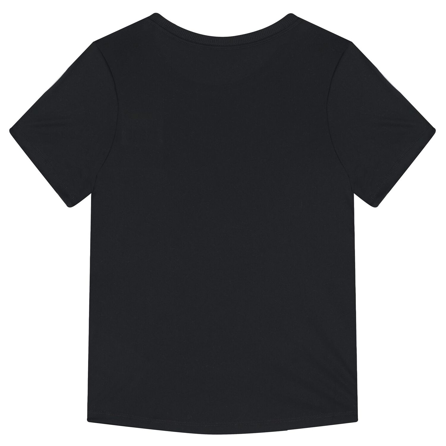 Girls Black Logo T-Shirt, 1, hi-res