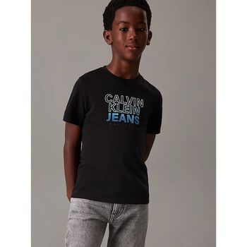 Boys Black Logo T-Shirt
