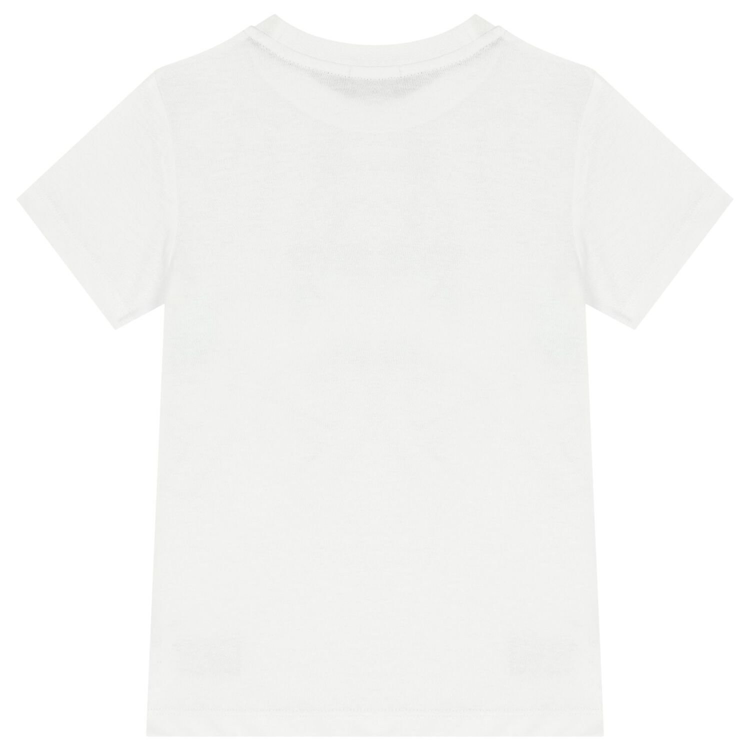 Boys White & Gold Logo T-Shirt, 1, hi-res image number null