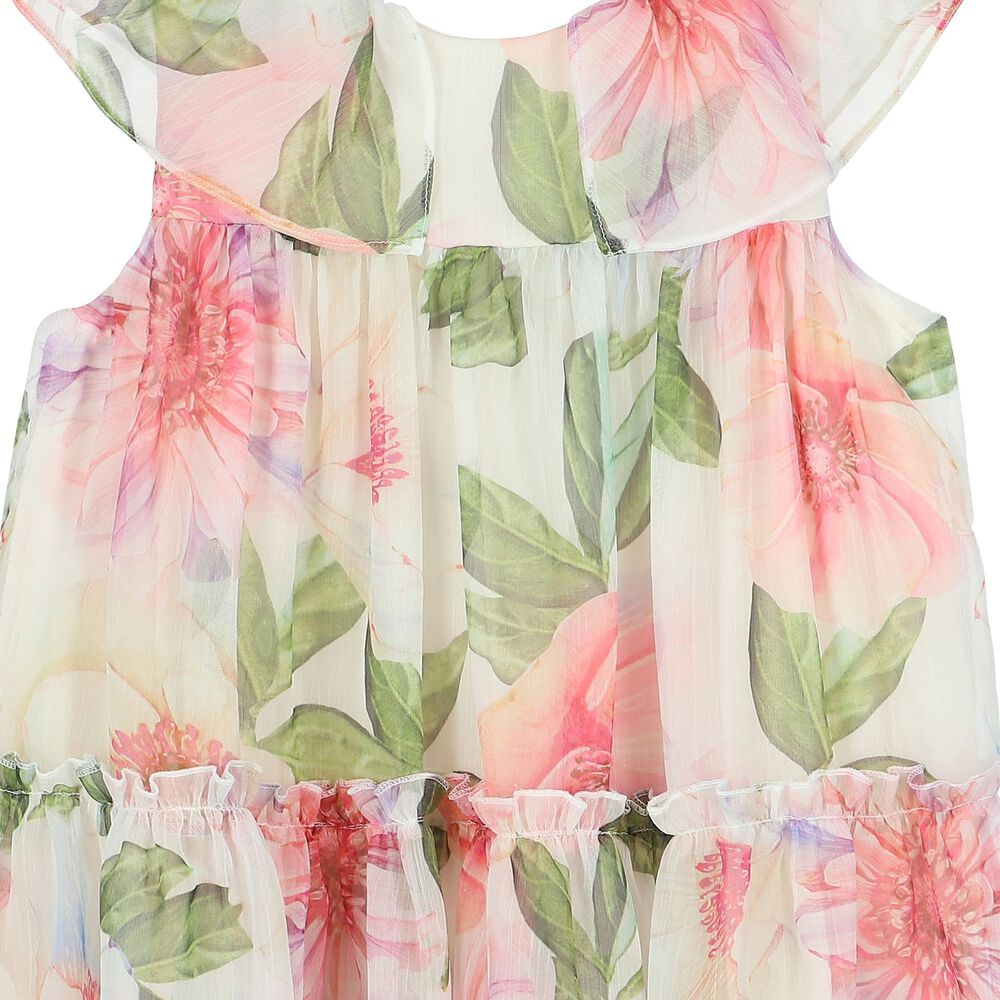 Abel & Lula 5041 Rose Chiffon Dress In Stock Now