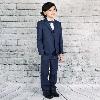 Boys Blue Suit Set