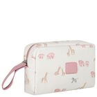 Baby Girls Ivory & Pink Toiletry Bag, 2, hi-res