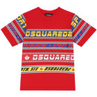 Boys Red Logo T-Shirt, 1, hi-res