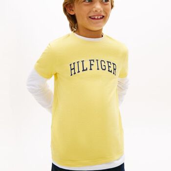 Boys Yellow Varsity Logo T-Shirt