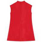 Girls Red Crystal Embellished Dress, 1, hi-res