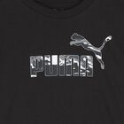 تيشيرت بالشعار باللون الأسود للأولاد, 1, hi-res