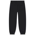 بنطال رياضي بشعار باللونين الأسود والوردي, 4, hi-res