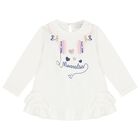 طقم بنات ليغنز بطبعة السماعات باللون الوردي والعاجي, 1, hi-res