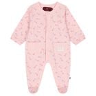 Baby Girls Pink Teddy Bear Logo Babygrow, 3, hi-res