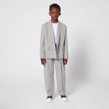 White & Black Logo Trainers