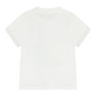Baby Boys White Logo T-Shirt, 1, hi-res