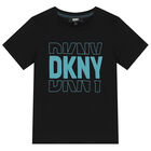 تيشيرت بالشعار باللون الاسود, 1, hi-res