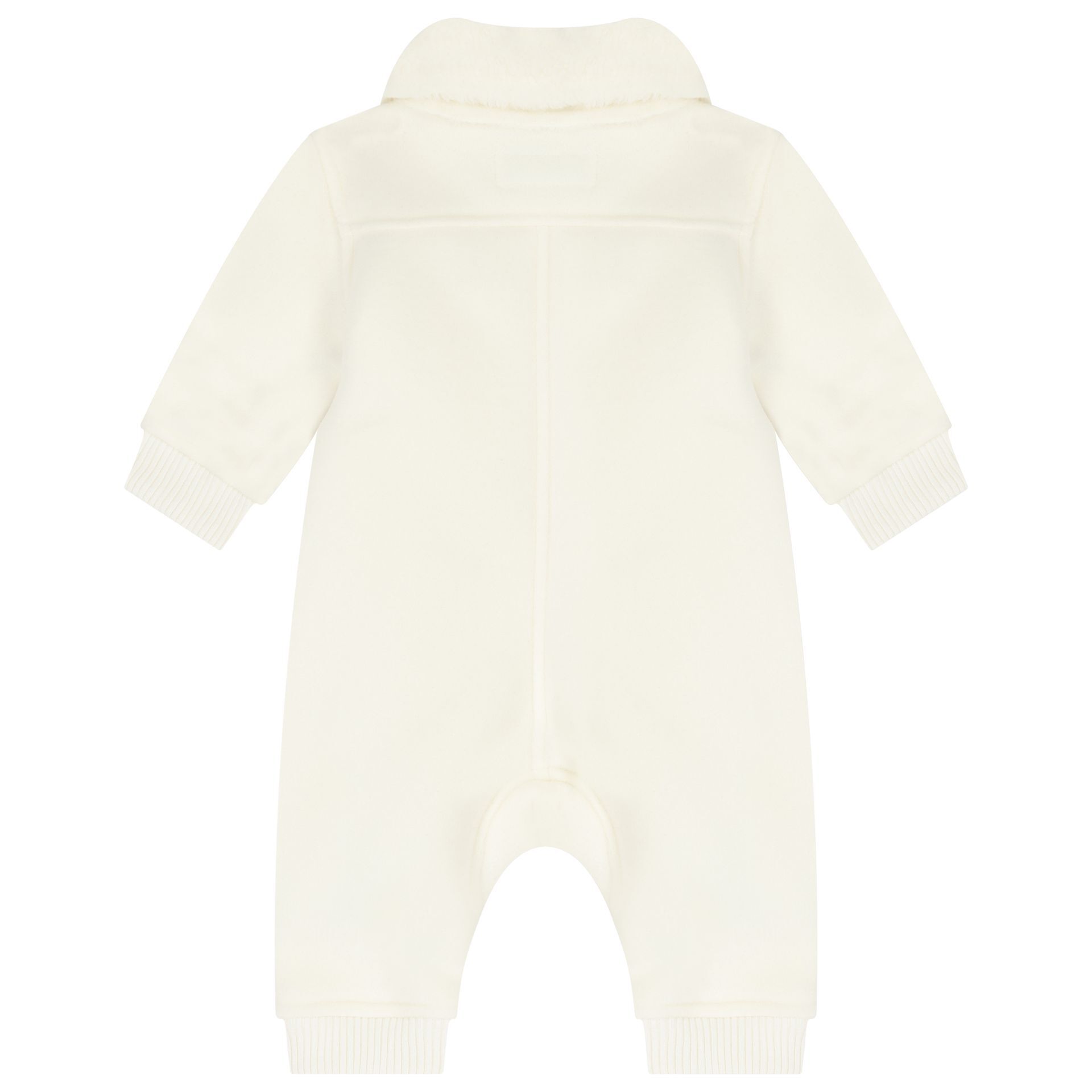 Calvin Klein Ivory Logo Sherpa Fleece Snowsuit | Junior Couture USA