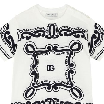 Younger Boys Ivory Bandana T-Shirt
