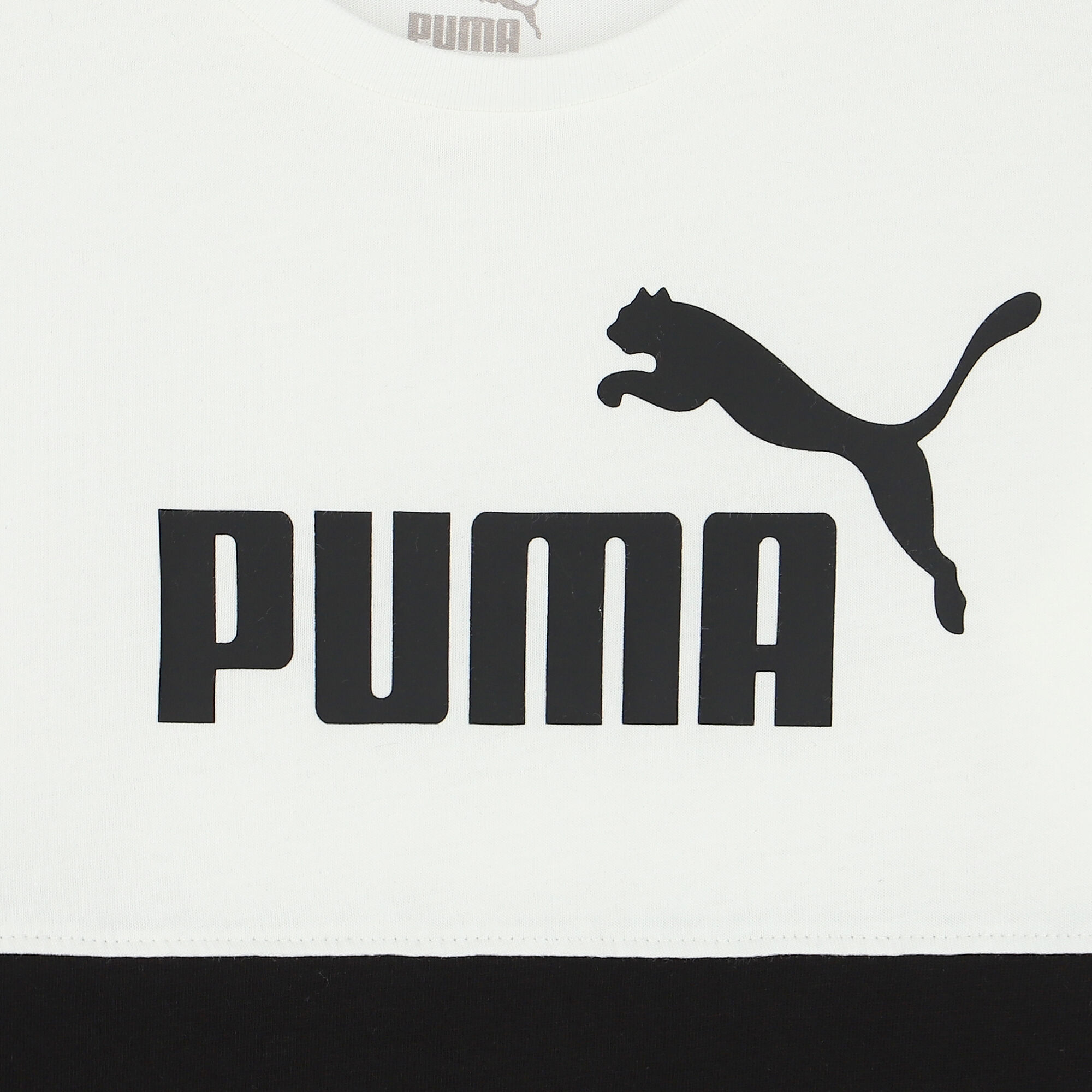 Black and sale white puma shirt