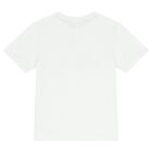 Boys White & Blue Logo Shorts Set, 1, hi-res