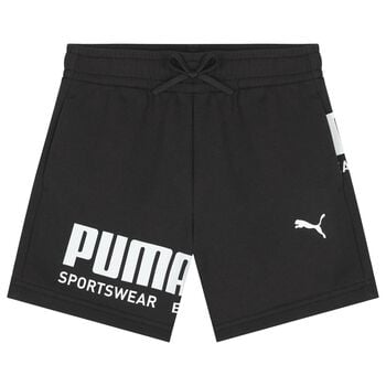 Boys Black Logo Shorts